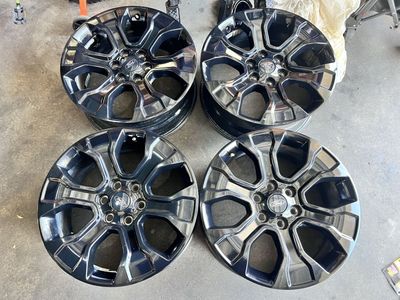 2025 Ford F-150 Platinum Black OEM Wheels 6x135