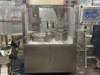 2018 TES 1200A Automatic Capsule Filler – 72,000 Caps/Hour