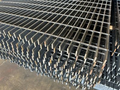 Steel Bar Grating In Stock! Bare Steel 1" x 3/16" x 36" x 288" - $758.00 each