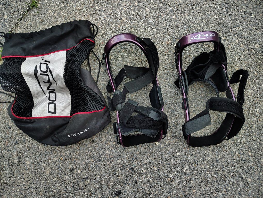 DonJoy brand knee brace designed for stabilization