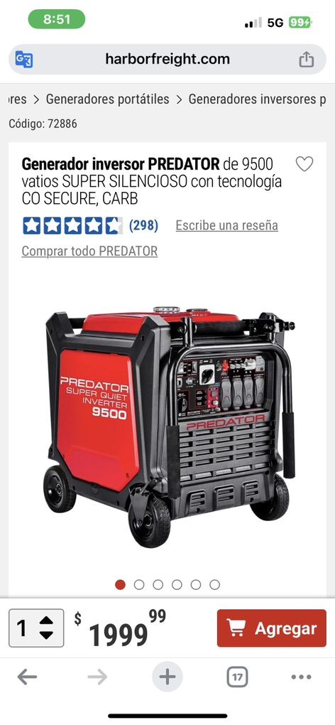 9500 W Power Generator