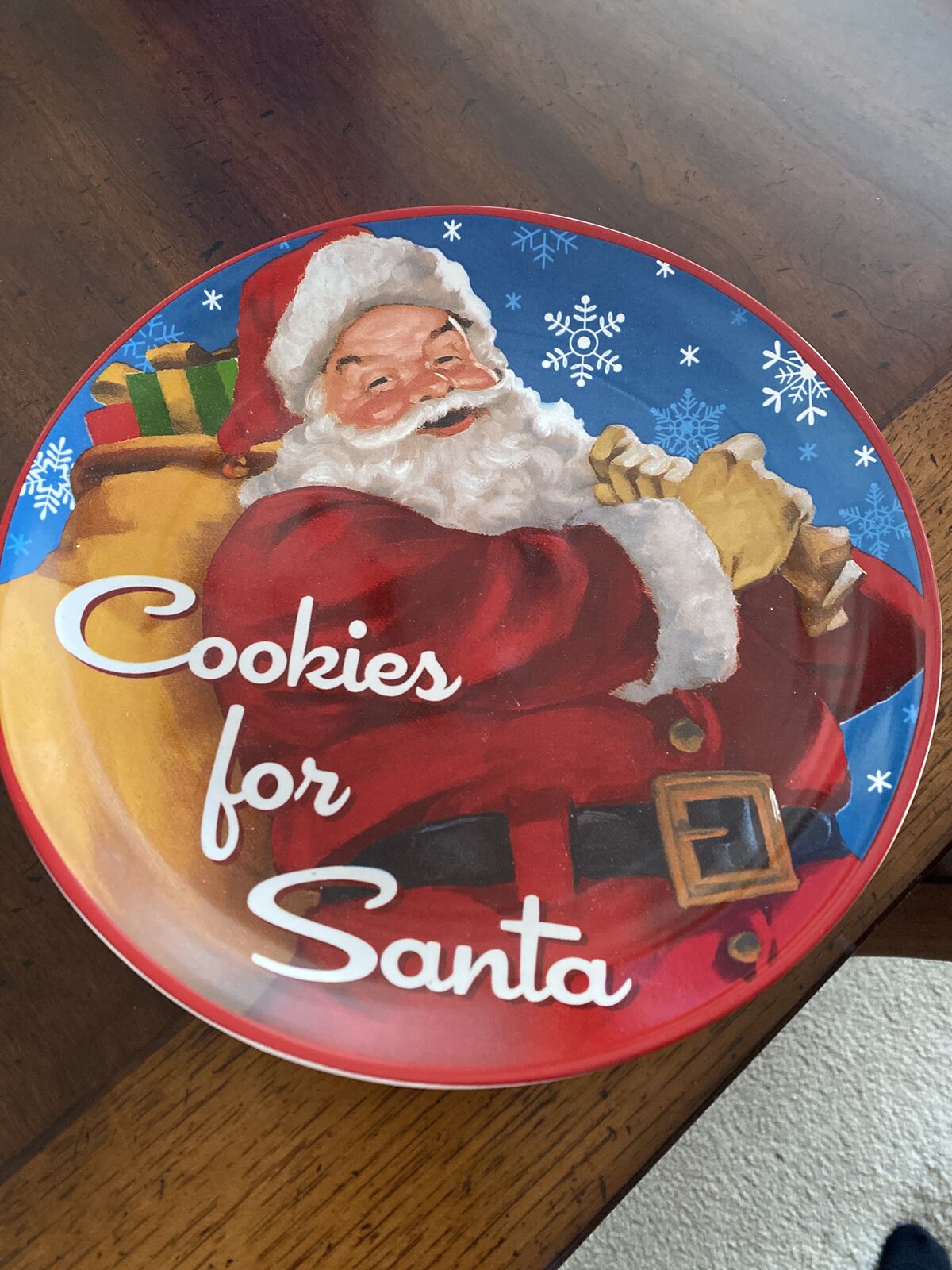 Cookies For Santa Plate