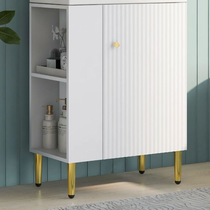 White Bathroom Vanity Cabinet