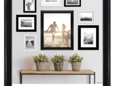 8 Mainstays 24 in x 36 in Black Beveled Poster Frame