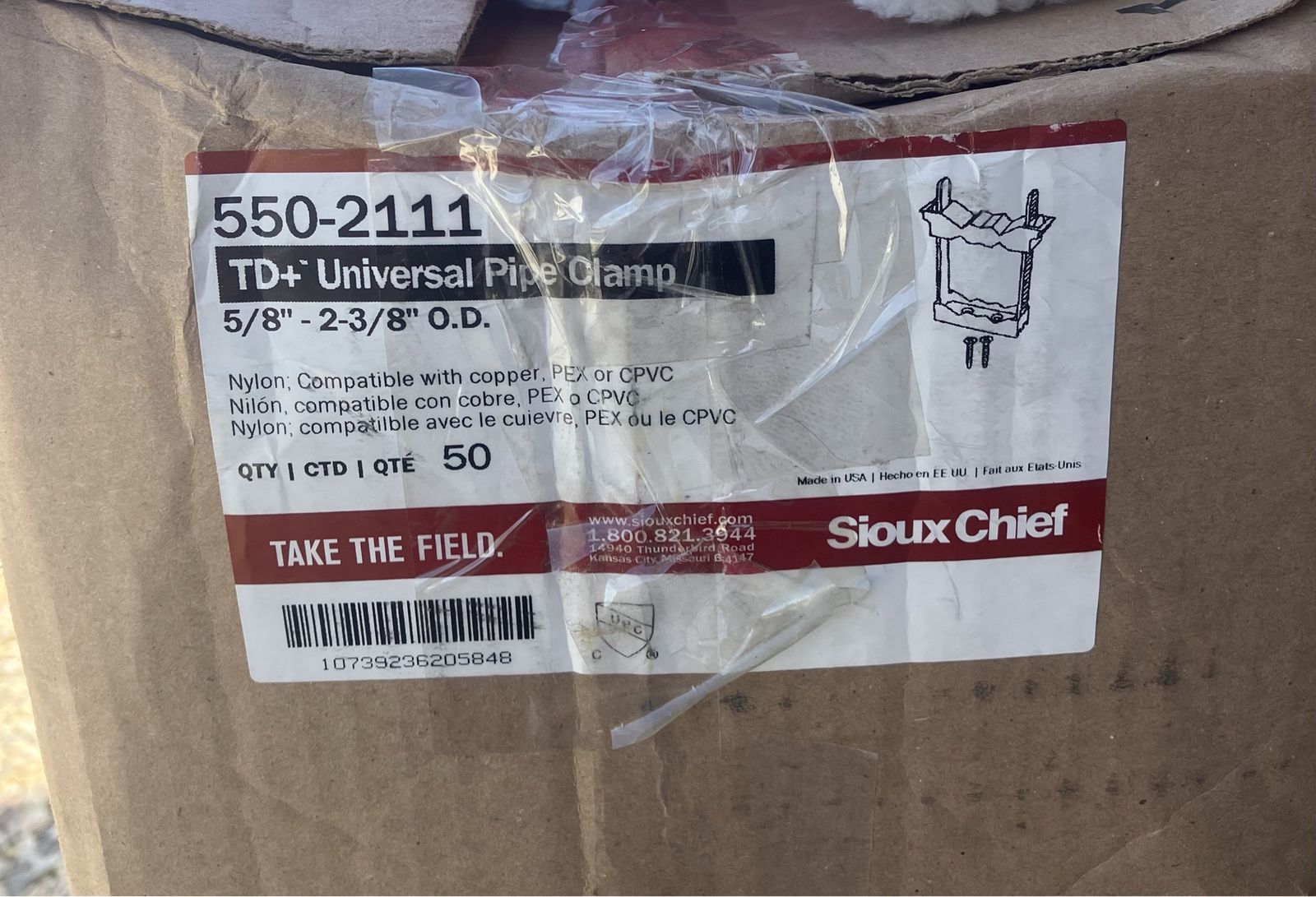 Universal Pipe Clamps