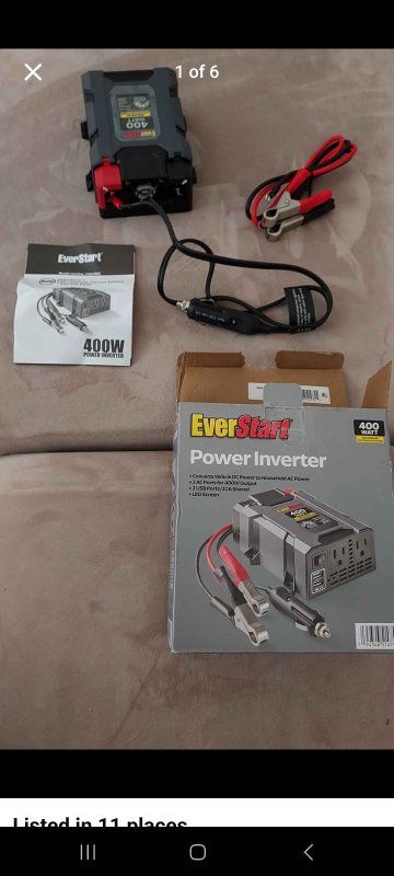 EverStart 400W Power Inverter with USB Ports and AC Outlets