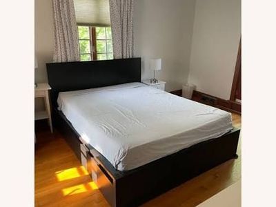 IKEA Malm - Queen size bed - Black w/storage drawers