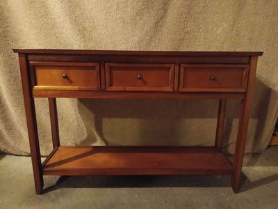 Sofa table and end tables