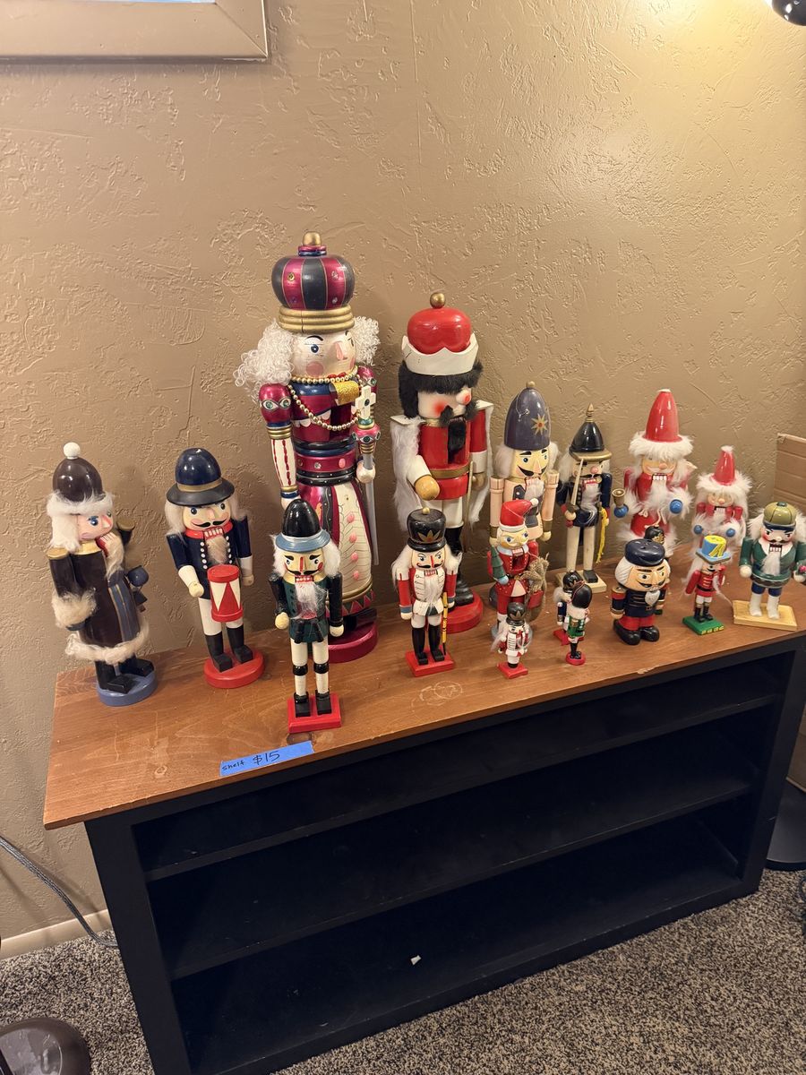 Large Collection of Vintage Christmas Nutcrackers - Various Sizes & Designs - Perfect Holiday Decor