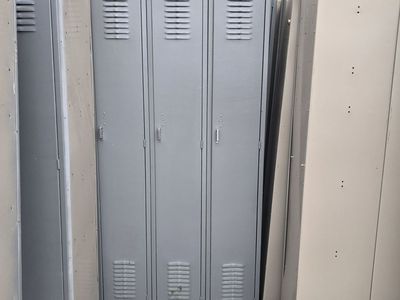 Industrial Gray Metal Storage Lockers