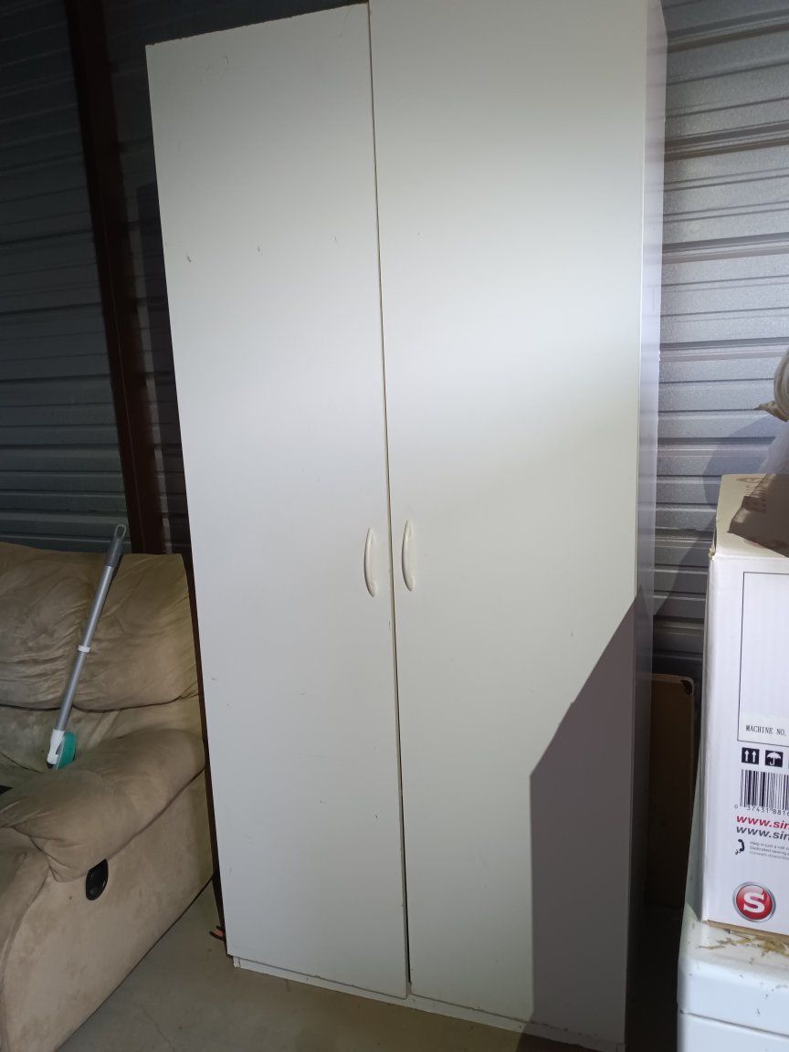 Large white cabinet