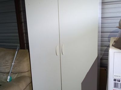 Large white cabinet