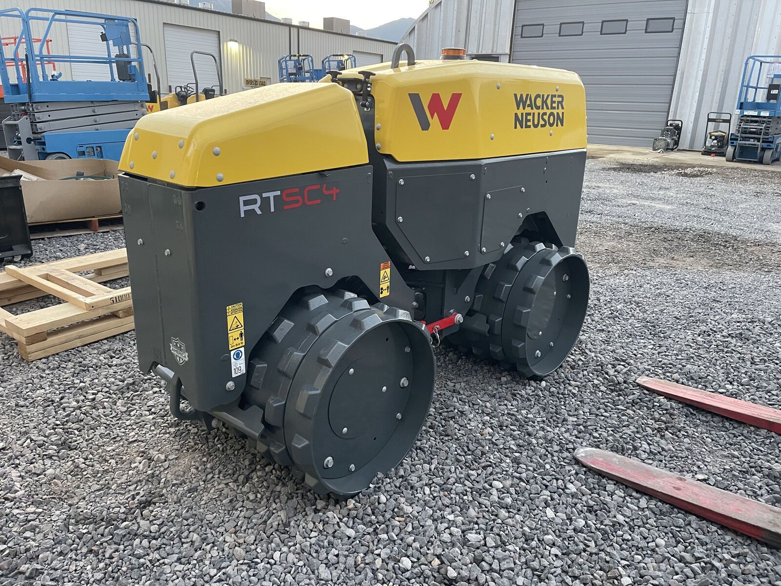 2026 New! *In Stock* 3.99% Wacker Neuson RTD-SC4 Trench Compactor (Id.1359)