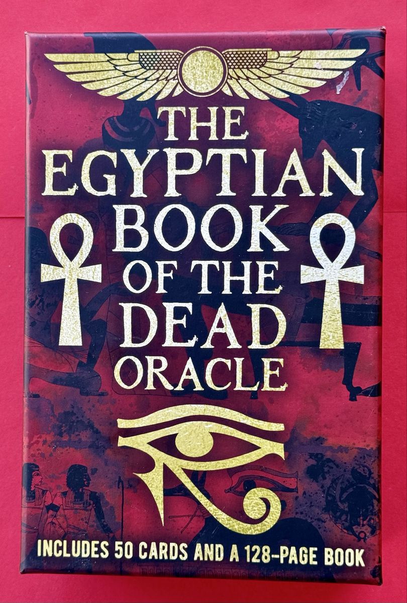 Egyptian Book of the Dead Oracle 50 Card Deck & 12