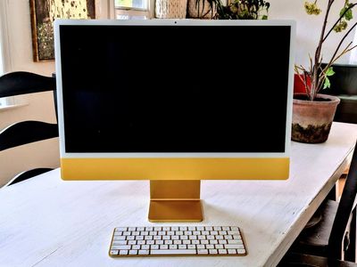 Apple iMac 24" M1 8-Core, 16GB/1TB, Yellow — Excellent Condition