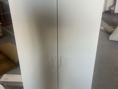 3 each-Full height 30”W x 60”T x 15” deep melamine cabinets