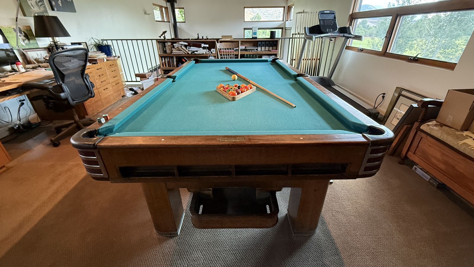 Brunswick-Balke-Collender "Twentieth Century 8' Pool Table