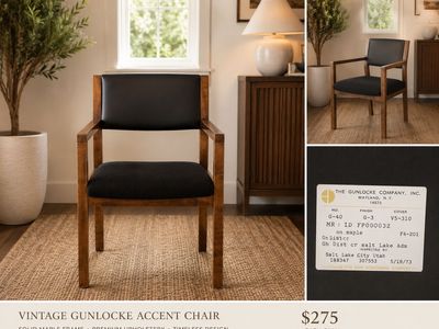 Vintage Gunlocke Accent Chair – 1973