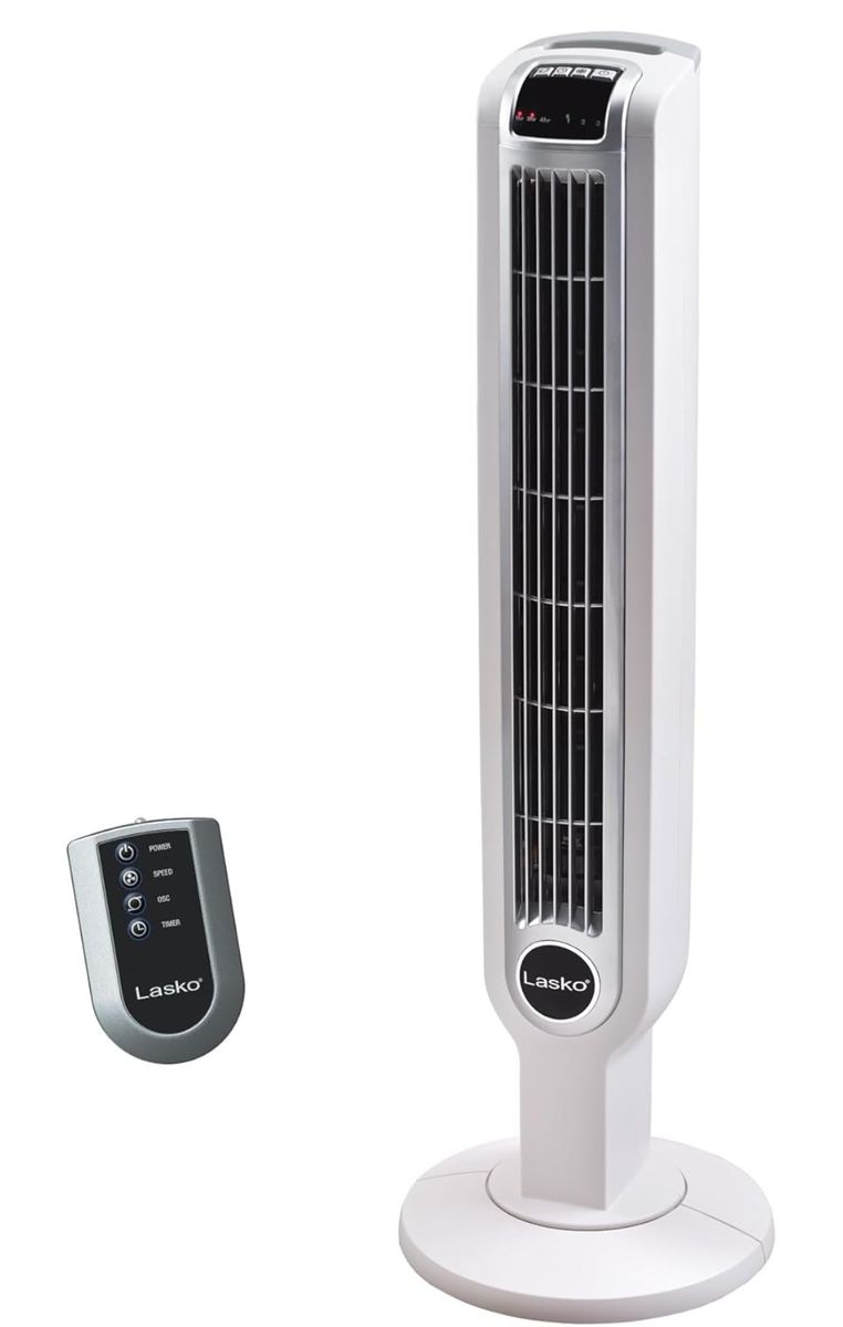 NEW Lasko Oscillating Tower Fan with Remote