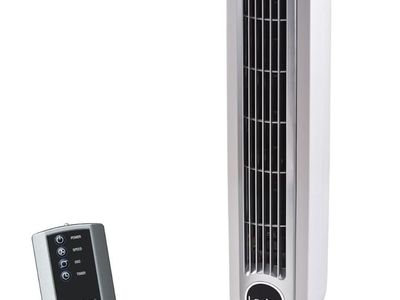 NEW Lasko Oscillating Tower Fan with Remote