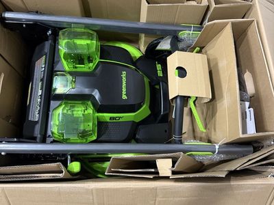 Greenworks 80v 25” lawn mower - new in box