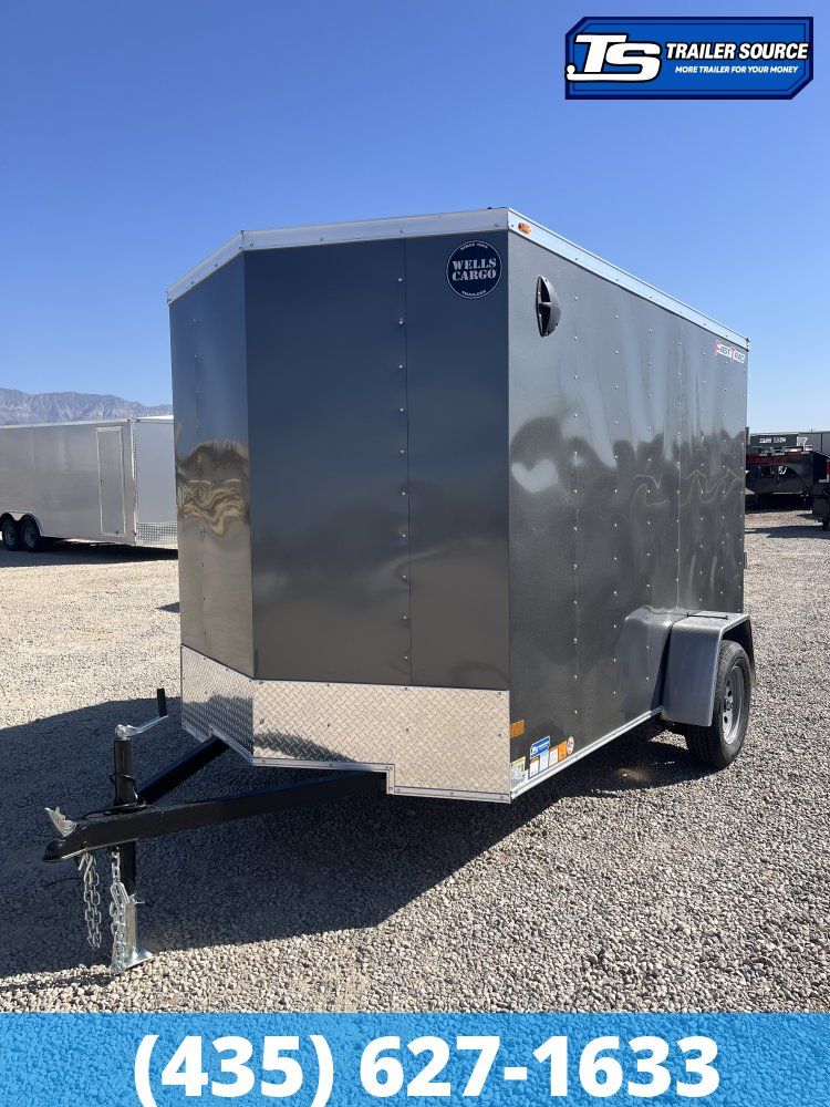 6x10 Wells Cargo FastTrac Enclosed Cargo Trailer - 6'6" Interior - 3.5K GVWR -