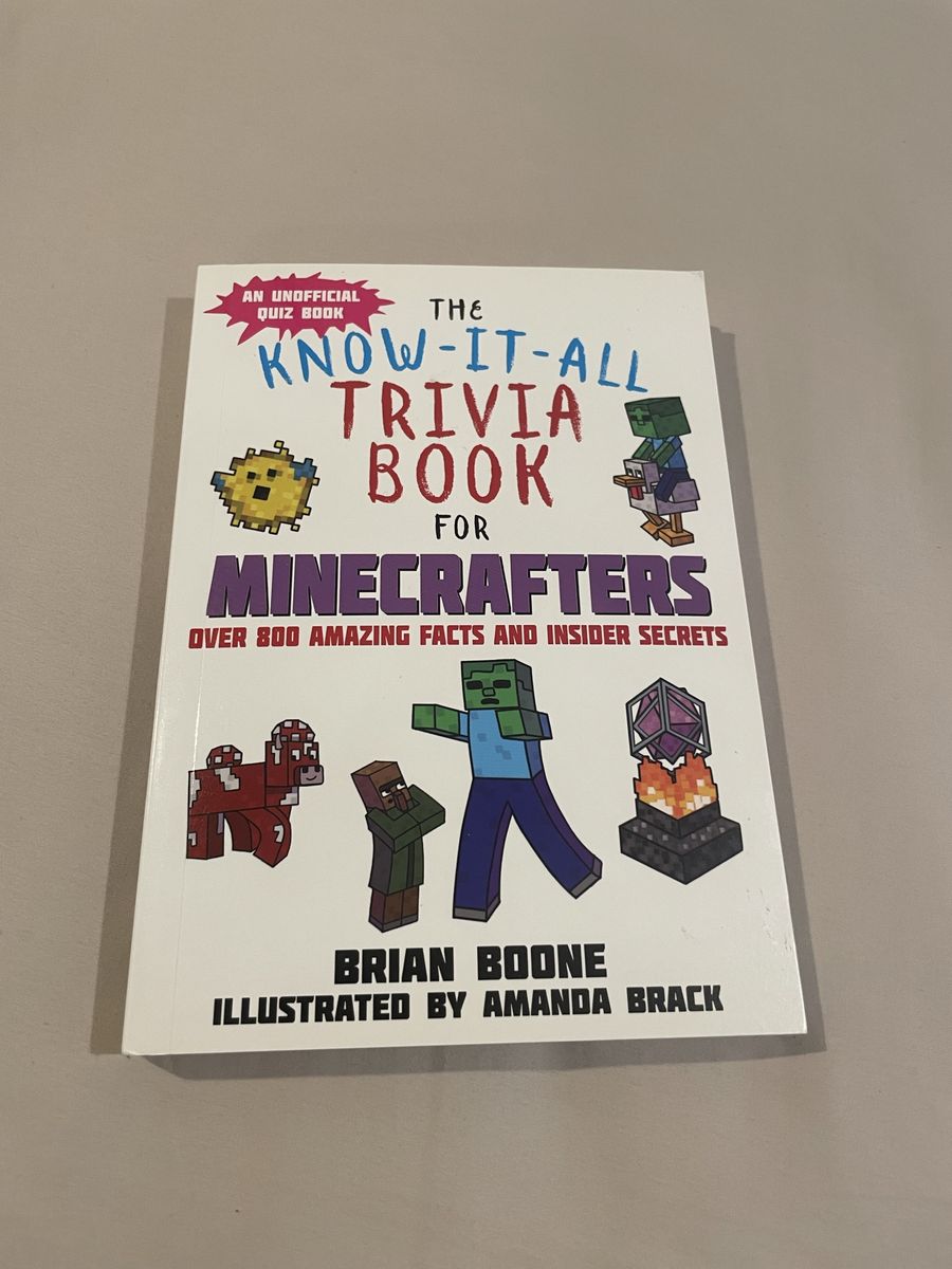 Minecraft Trivia Book by Brian Boone | Unofficial