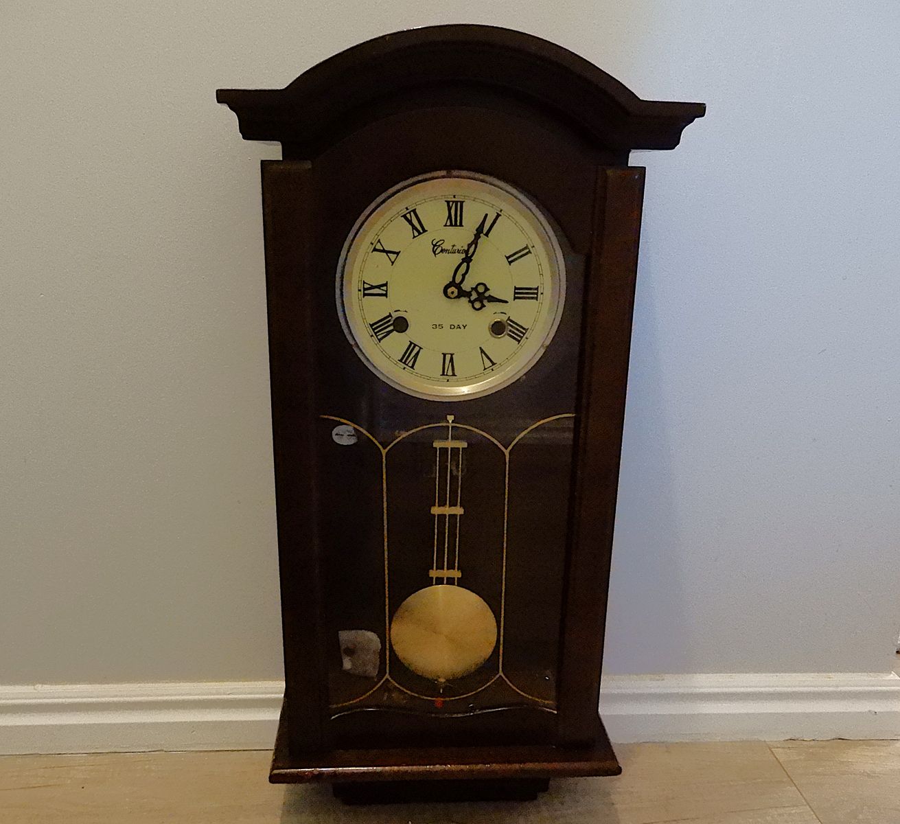 Centurion 683KA Brown 35 Day Collectible Analog Pendulum Wooden Wall Clock