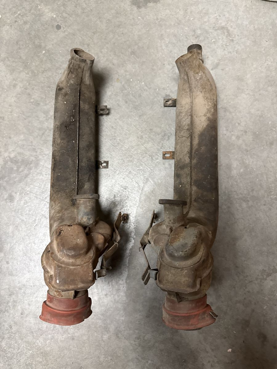 Vintage VW Volkswagen Beetle Heater Boxes Pair Left & Right