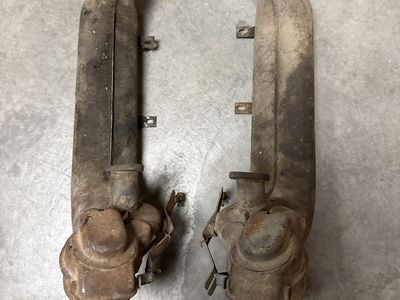 Vintage VW Volkswagen Beetle Heater Boxes Pair Left & Right