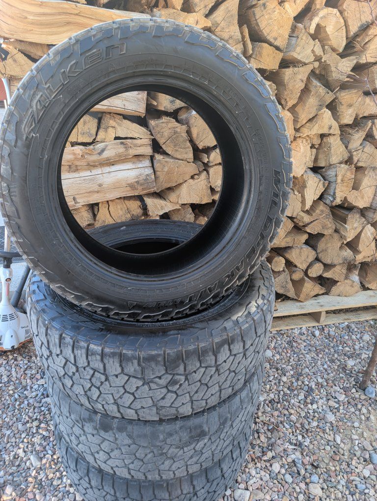 Falken wild peak tires LT275/55/R20