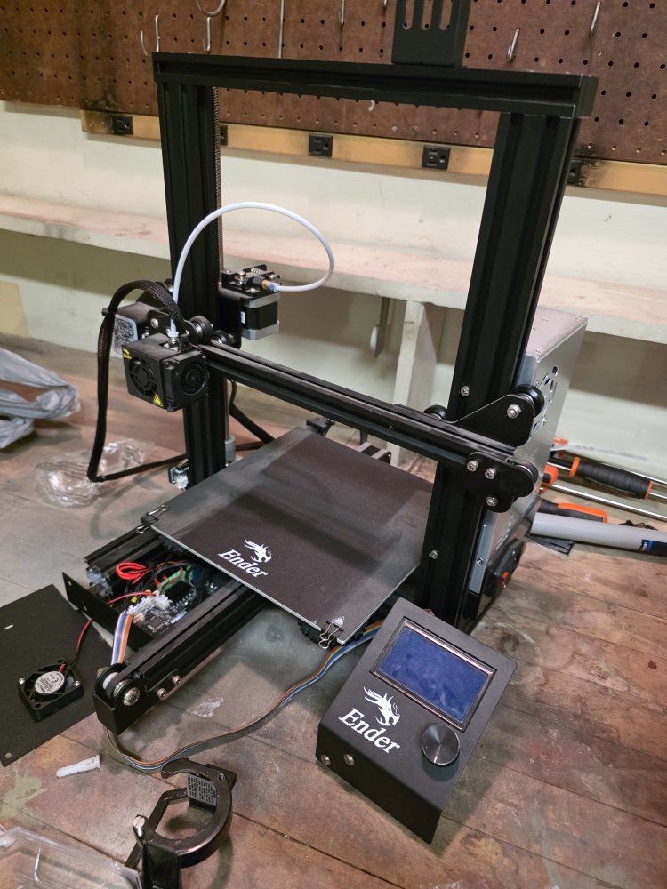 Ender 3 3D Printer Project (New Mainboard/PSU/Screen) + 10 Rolls Kingroon Filament