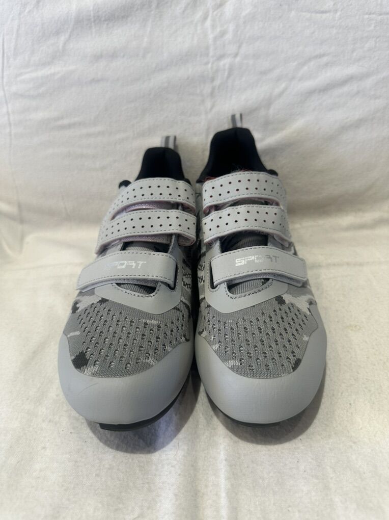 Sport Men’s Size 10, Gray Delta, Cycling Shoes