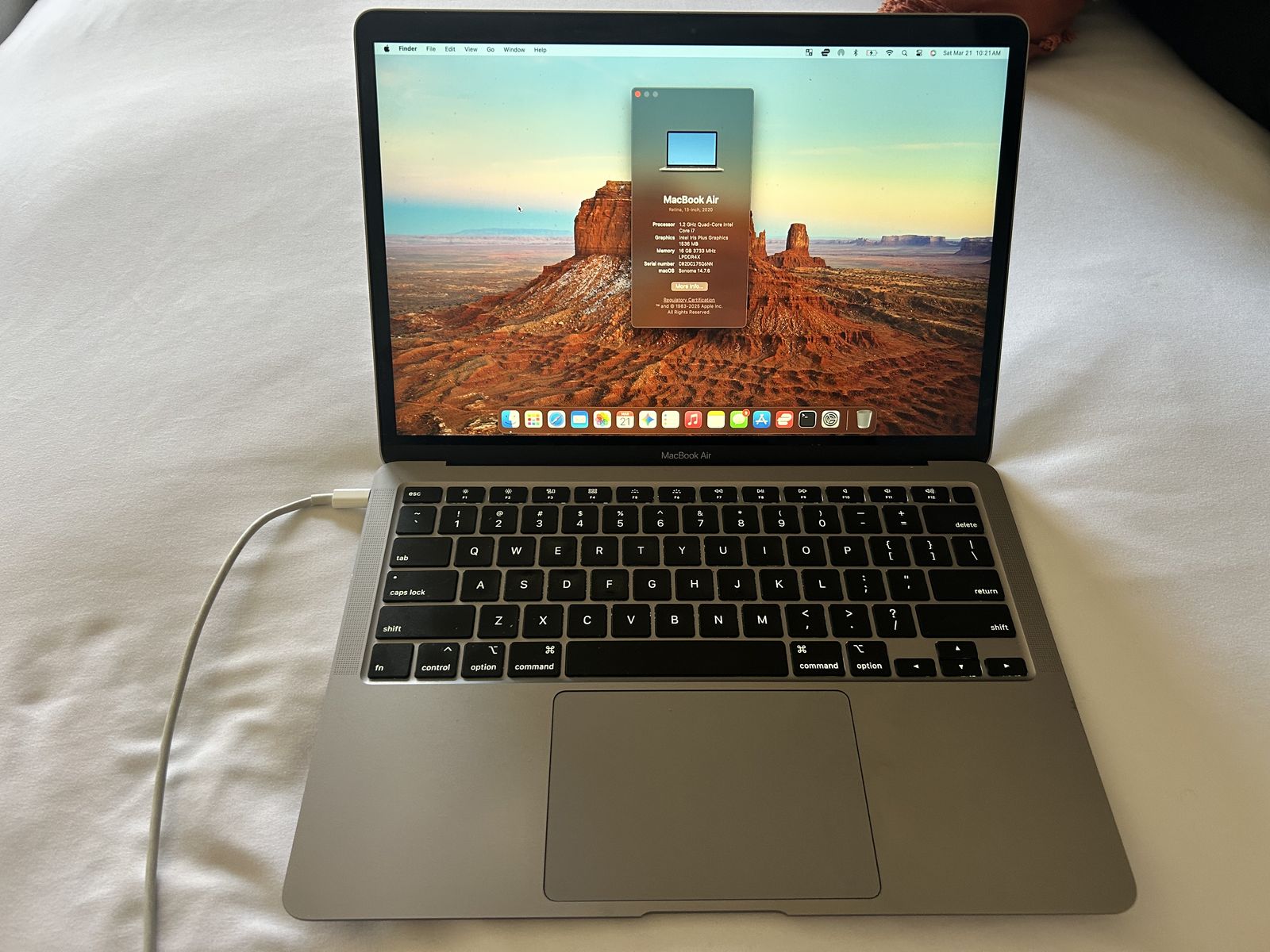 MAXED SPECS 2020 MacBook Air (Intel i7, 16GB RAM)