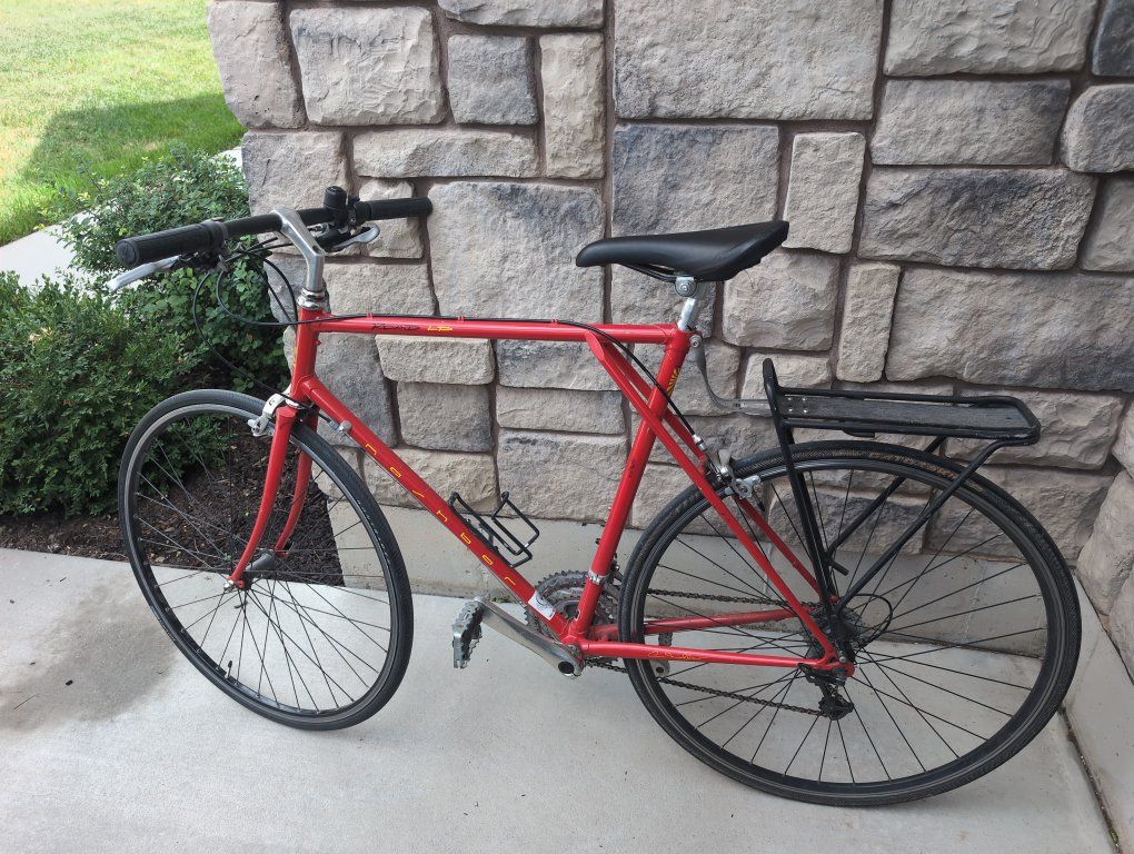 Road Master Road LP Red Commuter Bicycle with Rear Cargo Rack