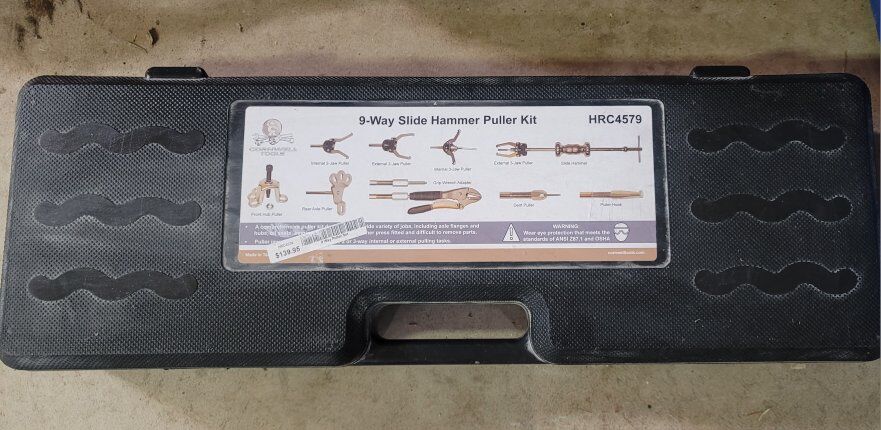 9 way slide hammer puller kit