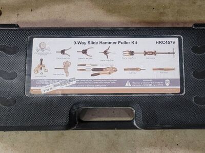 9 way slide hammer puller kit