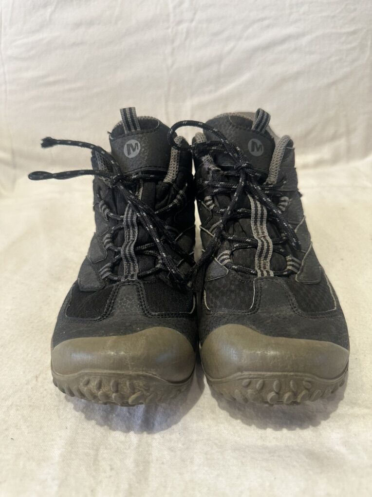 Merrell Chameleon 7 Youth Sz3 Black Hiking Boots