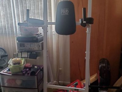 Marcy Pro Power Tower Pull Up Dip Station Multi-Function Fitness Equipment for Strength Training Dip Stand for Home Gym