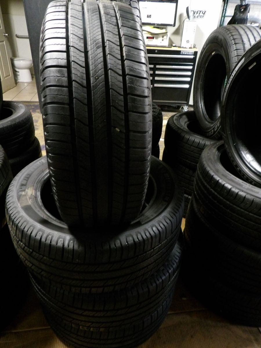 225/55R17 MICHELIN XTOUR A/S 2 SET OF USED TIRES 