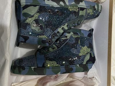 Christian Louboutin Louis Orlato Strass Camouloubi Sneakers
