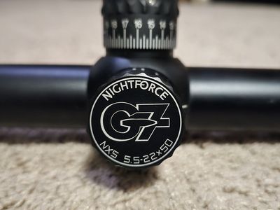 Nightforce G7 NXS 5.5-22x50 SFP