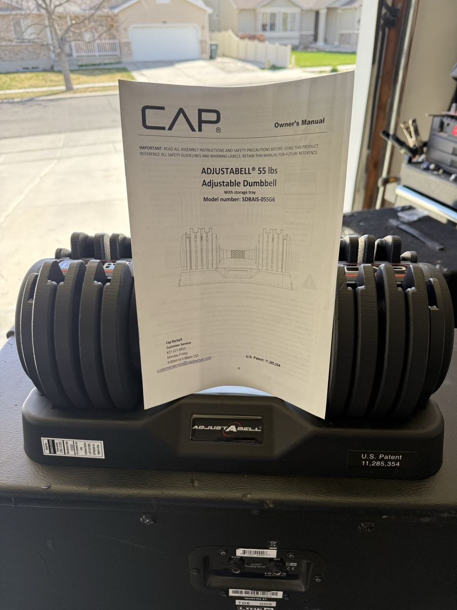 CAP ADJUSTABLE 55lb Adjustable Dumbbells