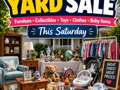 HUGE Multi Family Yard Sale - Saturday Sept. 22