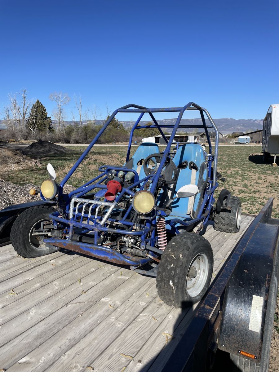 2-seat off-road go-kart or dune buggy