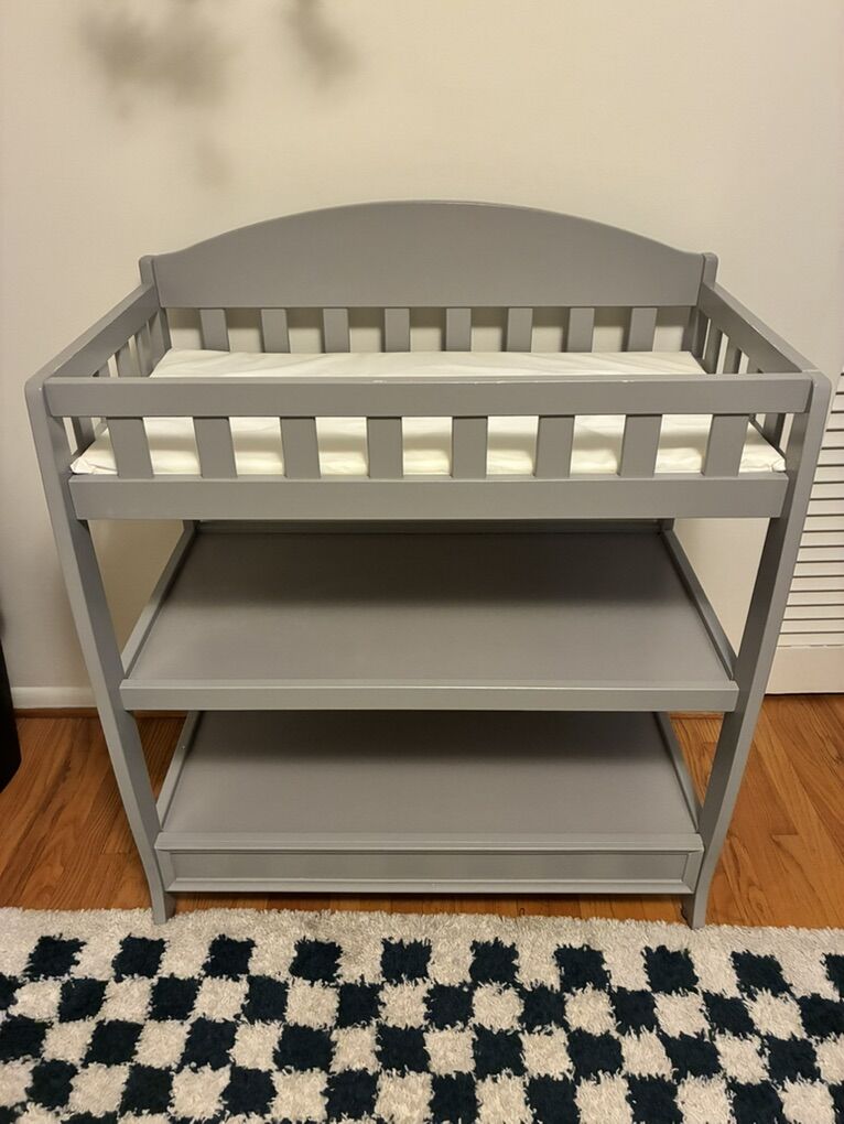 Delta Infant Changing Table- Grey