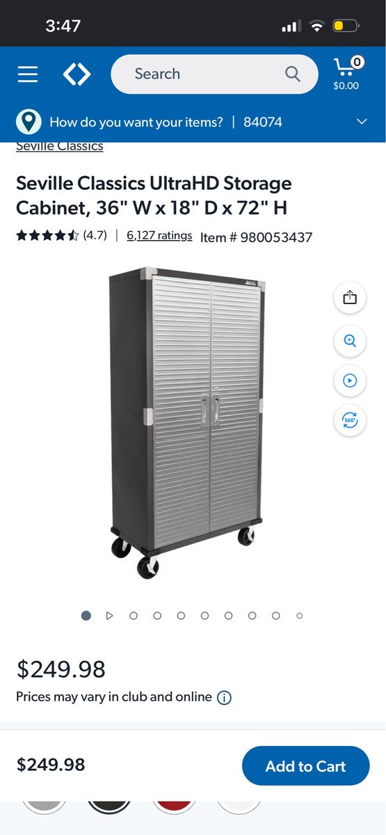 Seville HD storage cabinet
