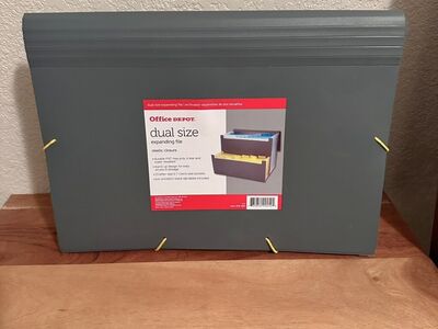 Office Depot Dual Size Expanding File