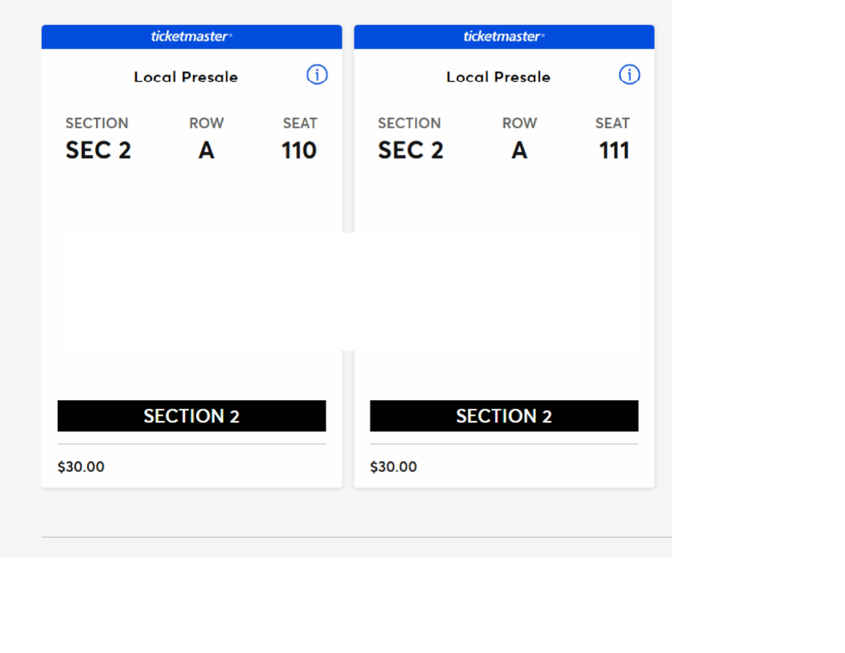 Concert Tickets