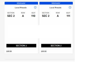 Concert Tickets